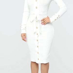 Fashion Nova white dress